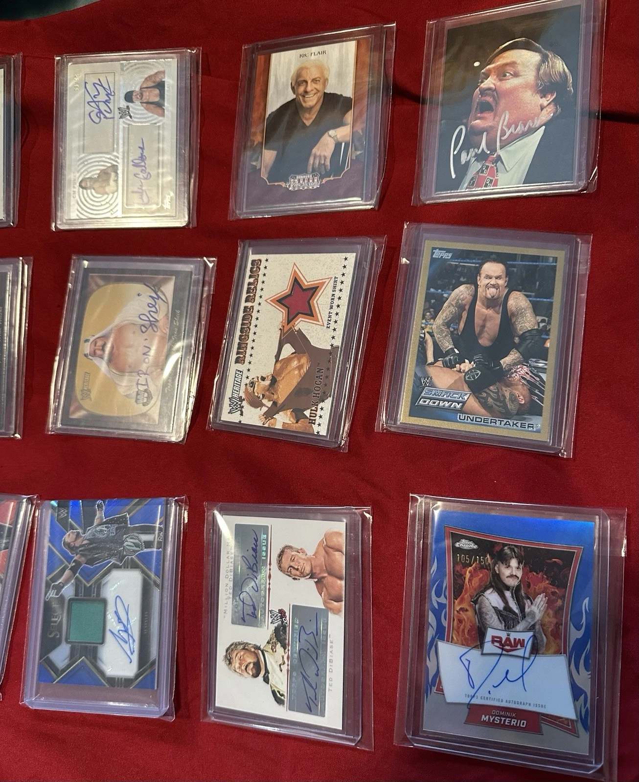 TOPPS PANINI TRISTAR WWE HULK HOGAN FLAIR CM PUNK JOHN CENA AUTO LOT AUTOGRAPH