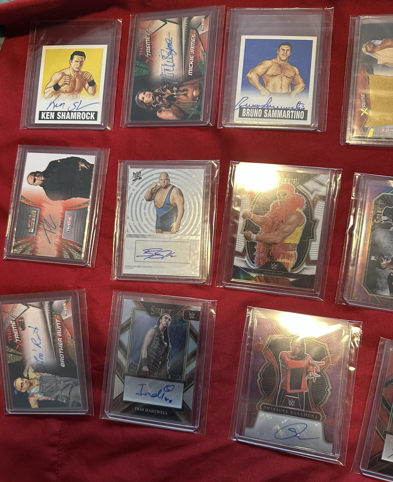 TOPPS PANINI TRISTAR WWE HULK HOGAN FLAIR CM PUNK JOHN CENA AUTO LOT AUTOGRAPH