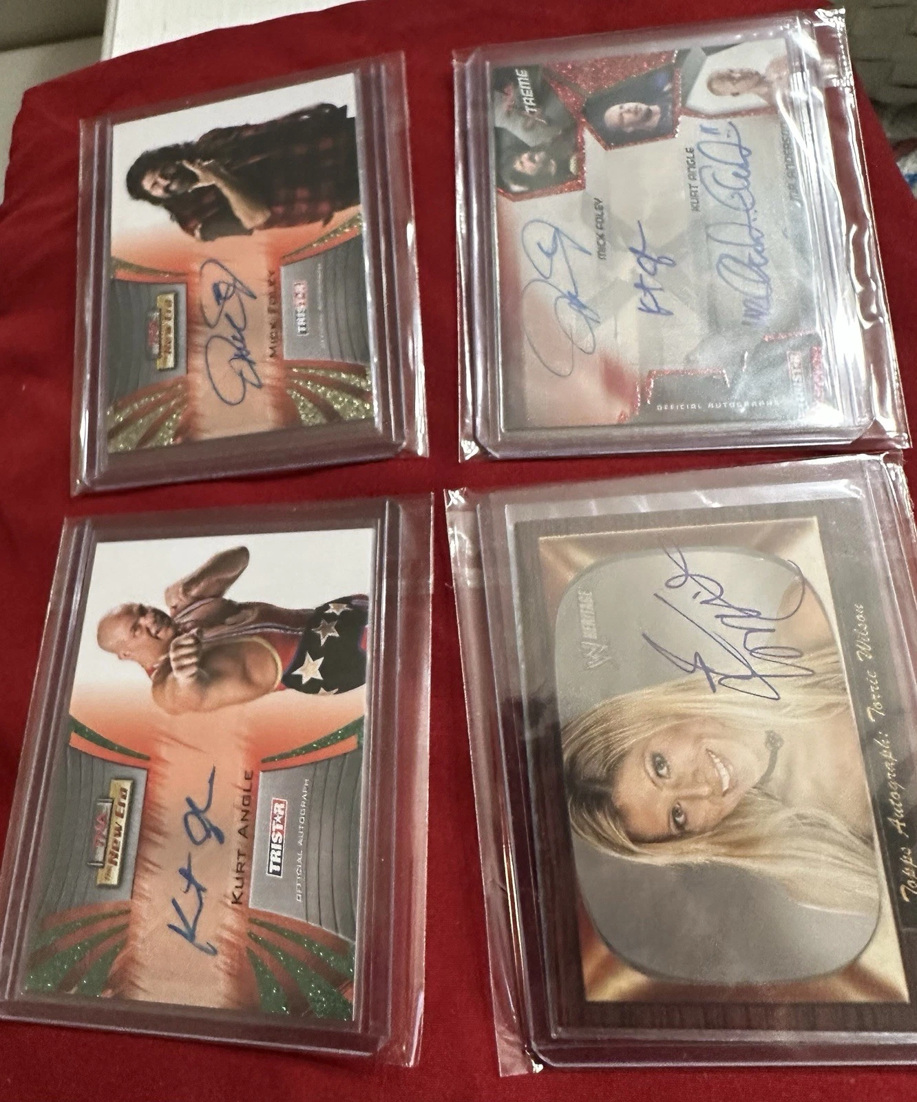 TOPPS PANINI TRISTAR WWE HULK HOGAN FLAIR CM PUNK JOHN CENA AUTO LOT AUTOGRAPH