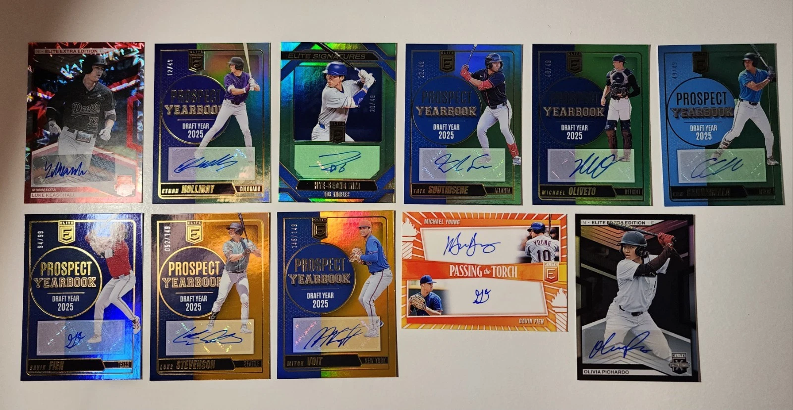 TOPPS/DONRUSS/ELITE/LEAF AUTO LOT - 63 CARDS- SP/SSP, 1/1S,