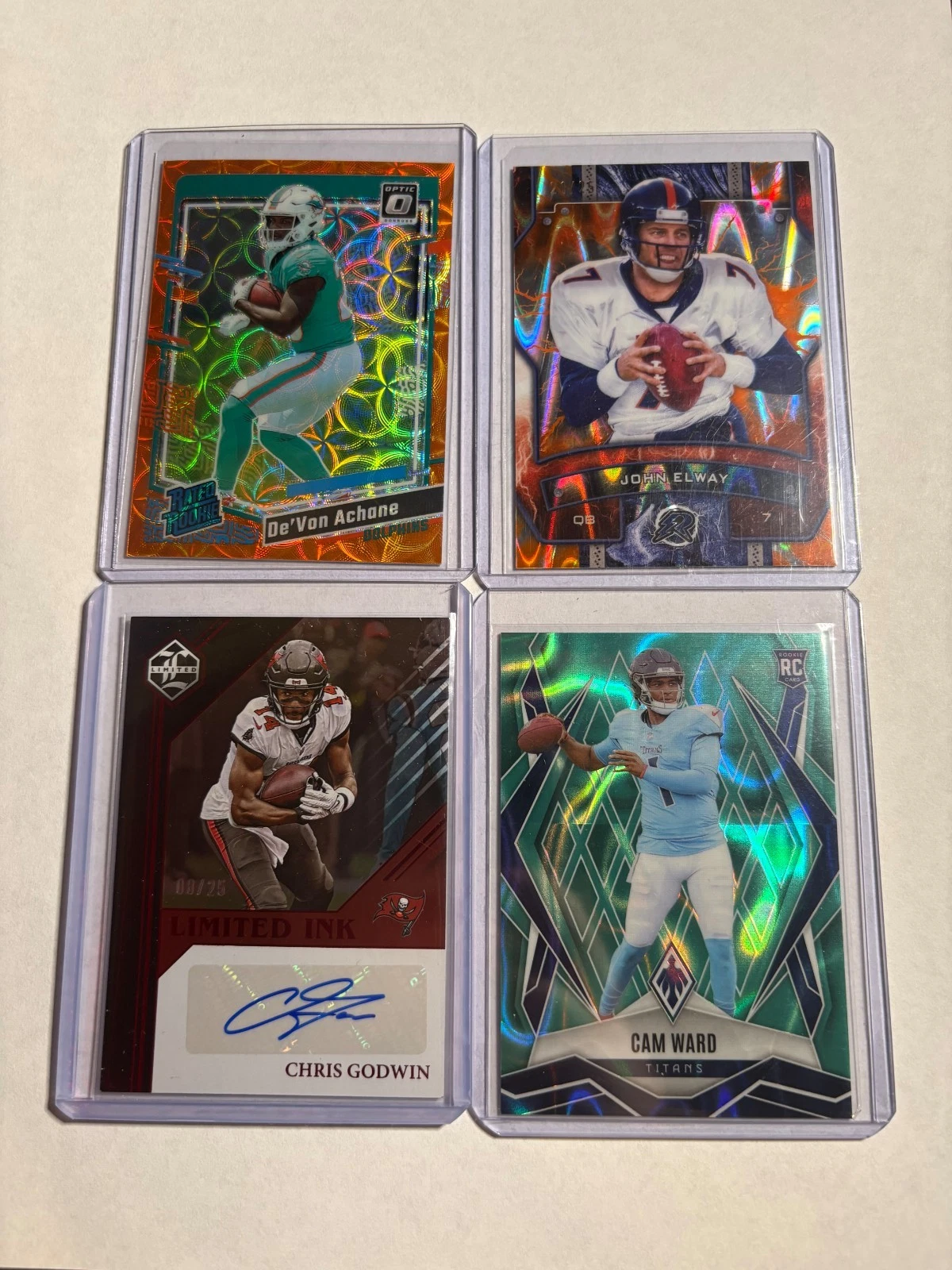 TOPPS& PANINI  FOOTBALL LOT! AUTOS, VETS, ROOKIES, NUMBERED, PARALLELS