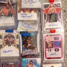 TOPPS/PANINI/LEAF AUTOS 13 CARD LOT. LEGENDS/WWE CHAD GABLE DREW MCINTYRE