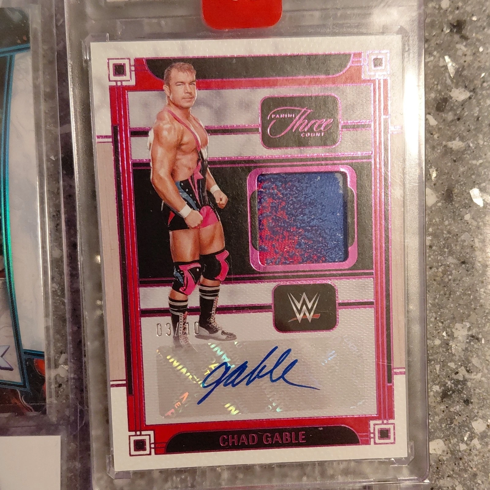 TOPPS/PANINI/LEAF AUTOS 13 CARD LOT. LEGENDS/WWE CHAD GABLE DREW MCINTYRE
