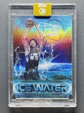 TOPPS 3 THREE ACE BAILEY #IW-5 RC ROOKIE ICE WATER PLATINUM 1/1 1OF1 2025-26