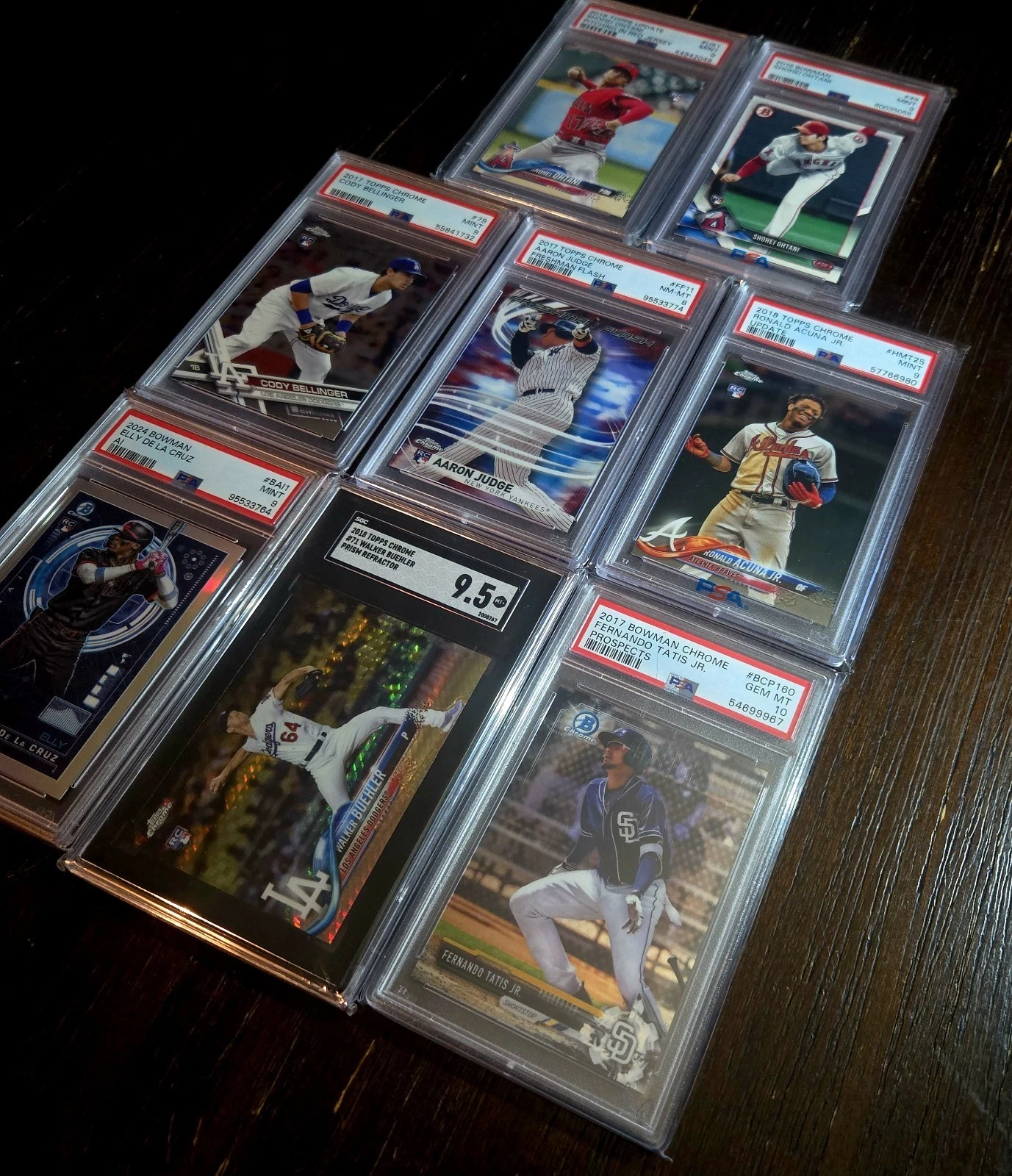 TOPPS  HIGH END SPORTS CARDS, OHTANI RC, AARON JUDGE RC ACUNA