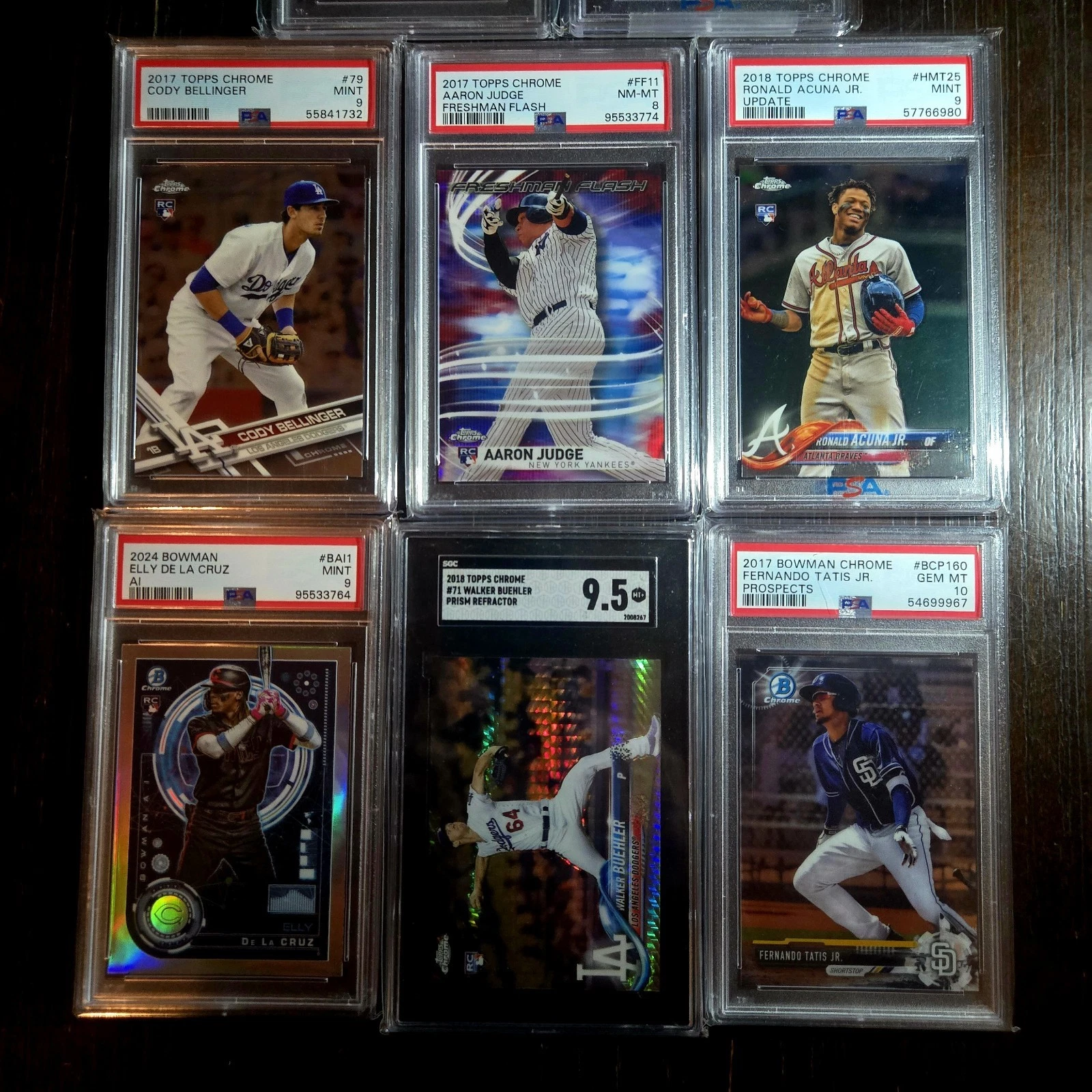 TOPPS  HIGH END SPORTS CARDS, OHTANI RC, AARON JUDGE RC ACUNA