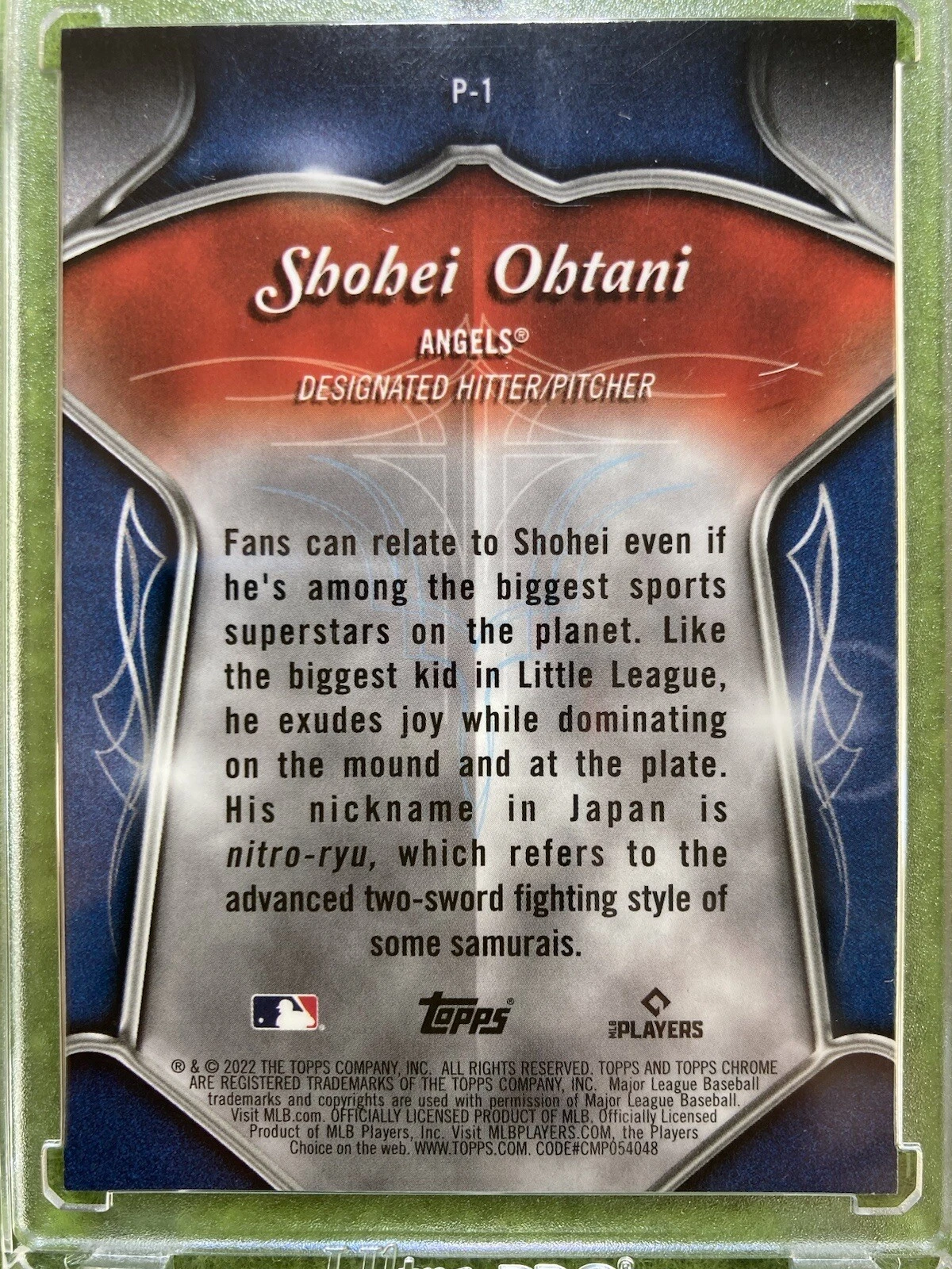 TOPPS SHOHEI OHTANI WHITE SPARKLE PRIZM CHROME REFRACTOR SP CARD 2022 SHOHEI OHTANI