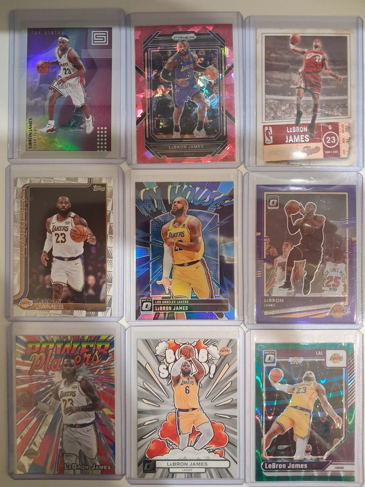TOPPS HUGE LEBRON JAMES LOT SLABS ROOKIES NUMBERED SP ETC
