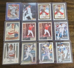 TOPPS SHOHEI OHTANI 65 CARD LOT TOPPS PANINI HERITAGE CHROME INSERTS ETC ALL SHOWN