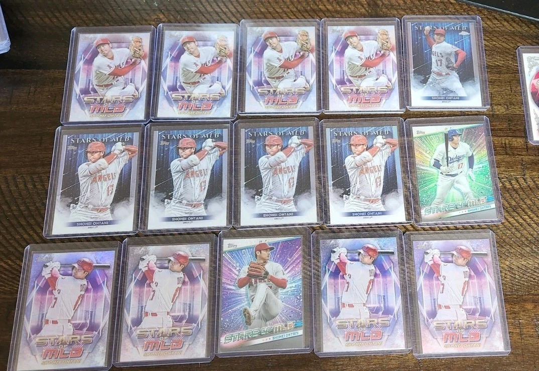 TOPPS SHOHEI OHTANI 65 CARD LOT TOPPS PANINI HERITAGE CHROME INSERTS ETC ALL SHOWN
