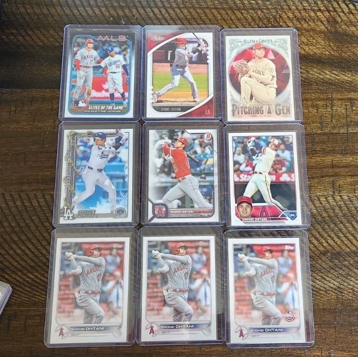 TOPPS SHOHEI OHTANI 65 CARD LOT TOPPS PANINI HERITAGE CHROME INSERTS ETC ALL SHOWN