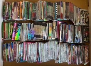 TOPPS FOOTBALL REFRACTOR PRIZM LOT - FULL SHOEBOX - ROOKIES, STARS