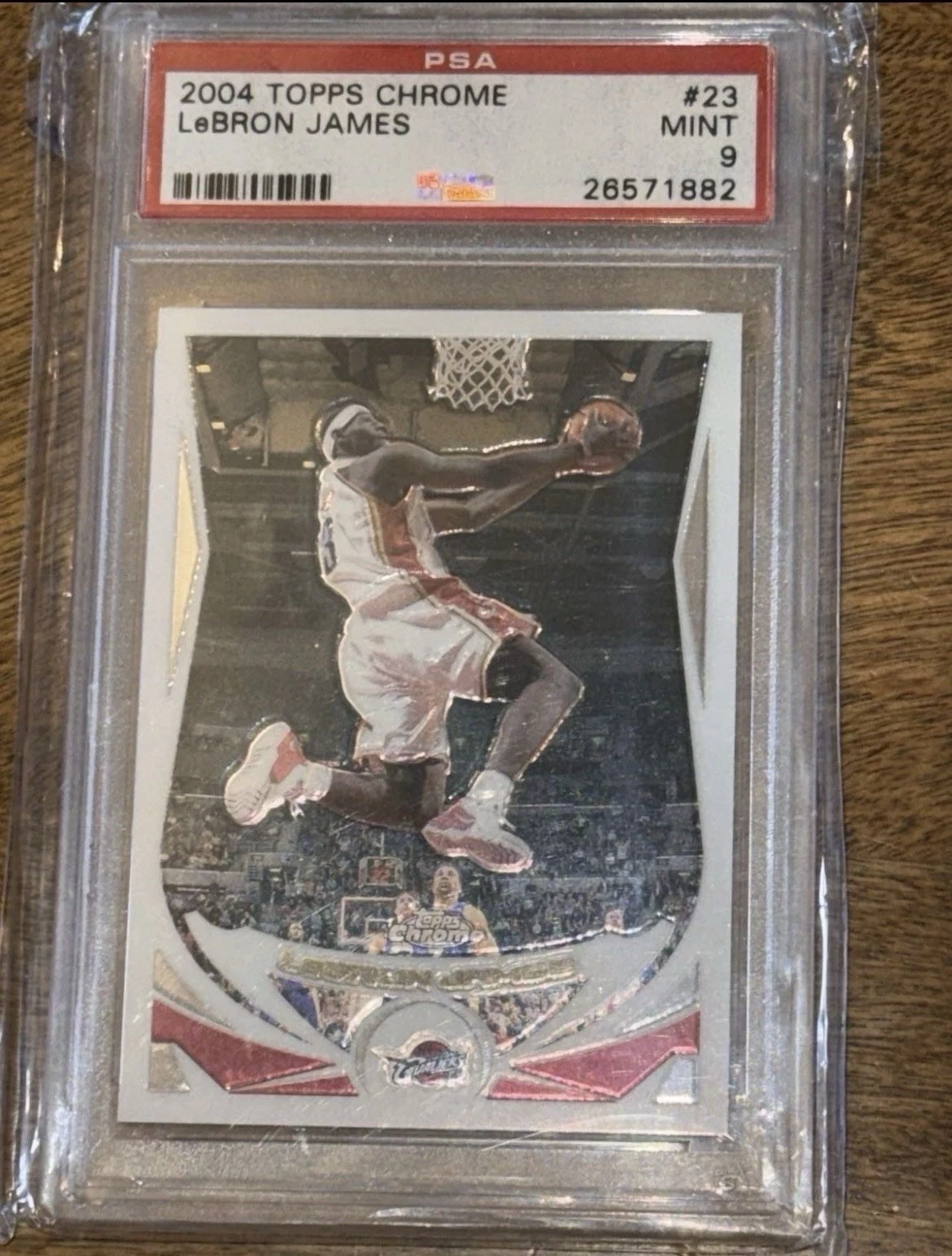 TOPPS LEBRON JAMES 2004-05 TOPPS CHROME PSA 9 700+ CARD LOT REFRACTORS PRIZM NUMBERED