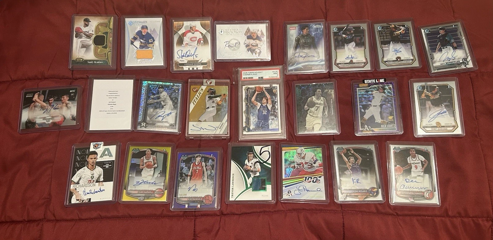 TOPPS TRADING CARD LOT! AUTOS, JERSEY CARDS, NUMBERED, ROOKIES, SEE PICTURES