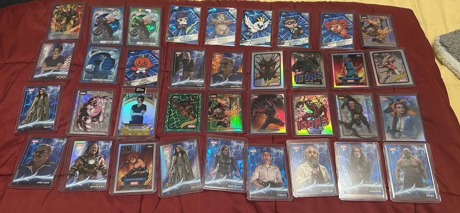 TOPPS TRADING CARD LOT! AUTOS, JERSEY CARDS, NUMBERED, ROOKIES, SEE PICTURES