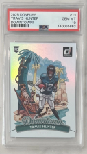 DONRUSS - DOWNTOWN! TRAVIS HUNTER #13 (RC) PSA 10 2025