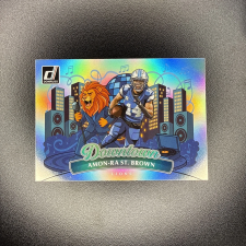 DONRUSS AMON RA ST BROWN DOWNTOWN #4 DETROIT LIONS NFL CARD SSP 2025
