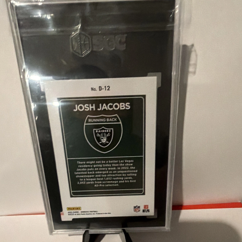 DONRUSS DOWNTOWN! JOSH JACOBS #D-12 2023