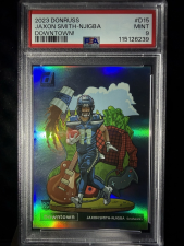 DONRUSS DOWNTOWN! JAXON SMITH-NJIGBA #D-15 RC PSA 9 2023