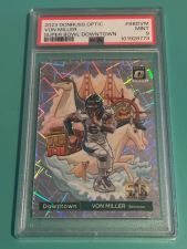 DONRUSS OPTIC DOWNTOWN VON MILLER #SBD-VM BASE PSA 9 2023
