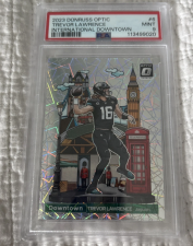 DONRUSS OPTIC INTERNATIONAL DOWNTOWN TREVOR LAWRENCE #6 PSA 9 OFFER 2023