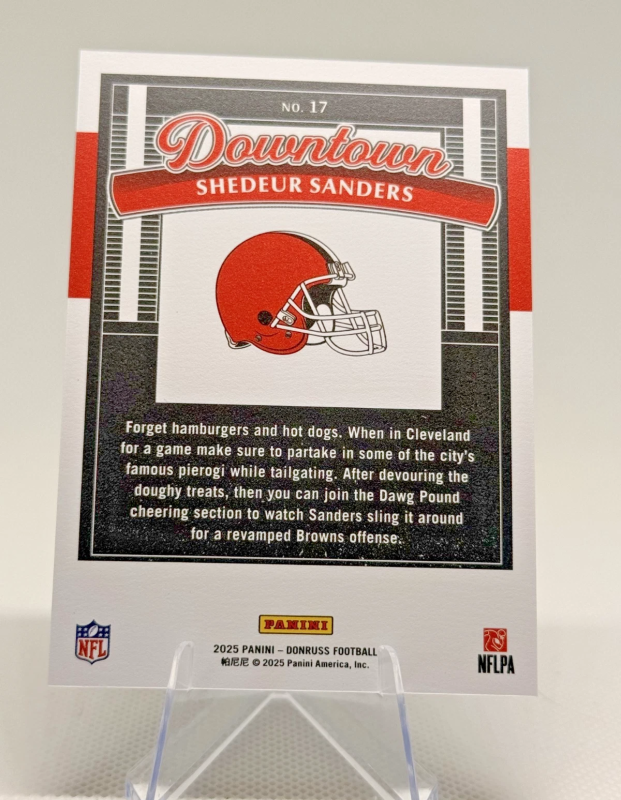 DONRUSS OPTIC - DOWNTOWN SHEDEUR SANDERS #17 (RC) 2025