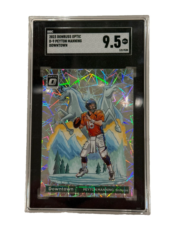 DONRUSS OPTIC - DOWNTOWN PEYTON MANNING #D-9 SGC 9.5 2023