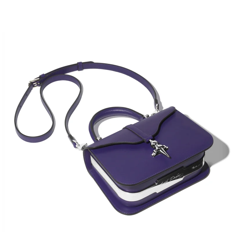 JOSEPH DUCLOS DIANE L20 IN COCAGNE HARMONIE LEATHER MATERIAL: PALLADIUM-PLATED BRASS