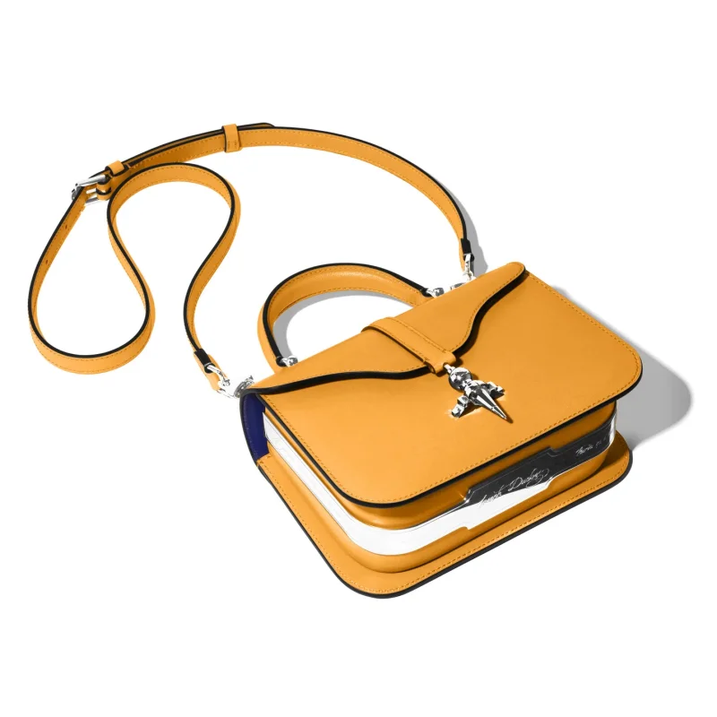 JOSEPH DUCLOS DIANE L20 IN HARMONIE LEATHER SAFRAN MATERIAL: PALLADIUM-PLATED BRASS