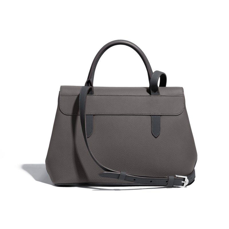 JOSEPH DUCLOS FONTéLIE BAG CONCERTO LEATHER NUANCE: GRIS SOURIS/GRIS FONCé