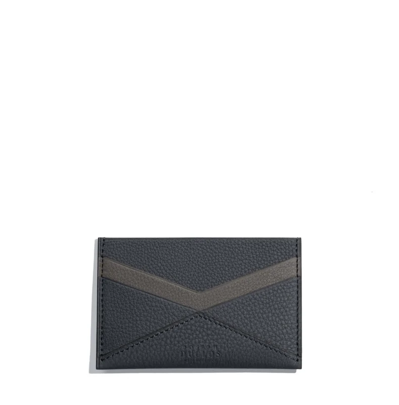 JOSEPH DUCLOS FONTéLIE CARDHOLDER CONCERTO LEATHER NUANCE: GRIS FONCé/GRIS SOURIS