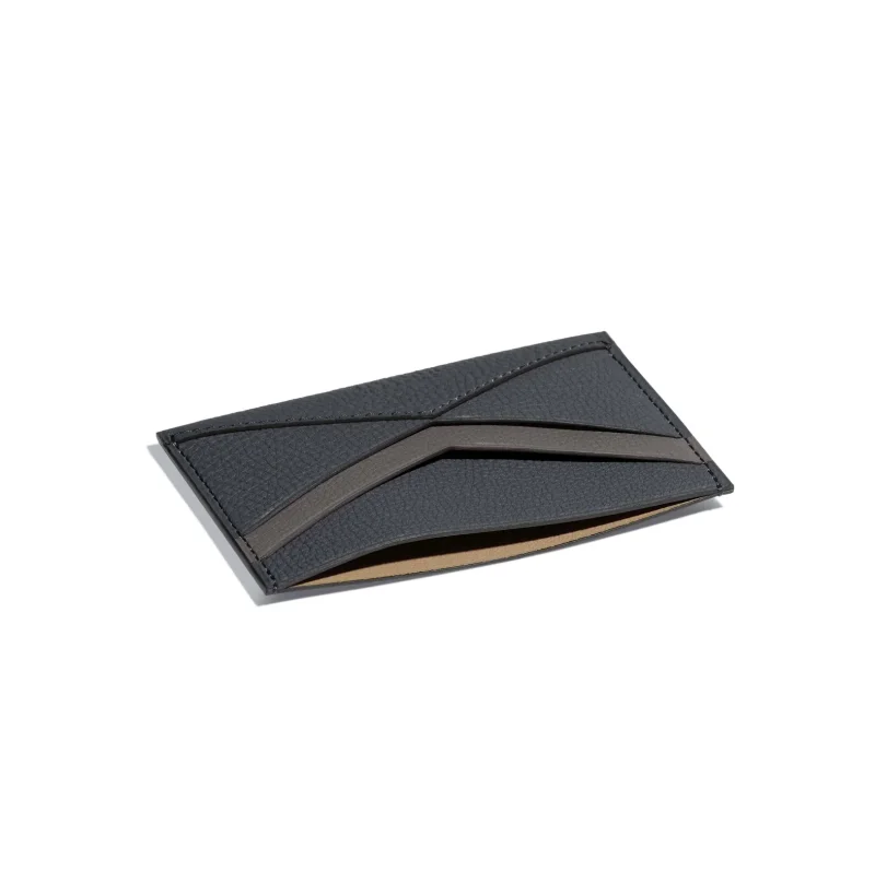 JOSEPH DUCLOS FONTéLIE CARDHOLDER CONCERTO LEATHER NUANCE: GRIS FONCé/GRIS SOURIS