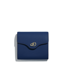 JOSEPH DUCLOS DIANE MINI WALLET IN OCCITAN TEMPO LEATHER NUANCE: OCCITAN