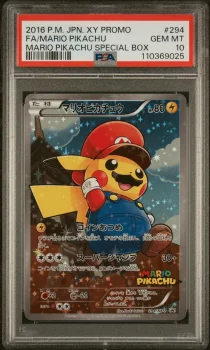 Mario Pikachu Full Art #294 PSA 10