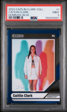 DONRUSS CAITLIN CLARK COLLECTION BLUE 15/22 PSA 9 #1 RC HAWKEYES 2024