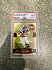 DONRUSS CLASSICS ADRIAN PETERSON ROOKIE CARD PSA 10 /599 2007