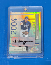 DONRUSS PLAYOFF ABSOLUTE ERROR CARD IAN FERGUSON AUTO WINDOW BACK-STOCK 2004
