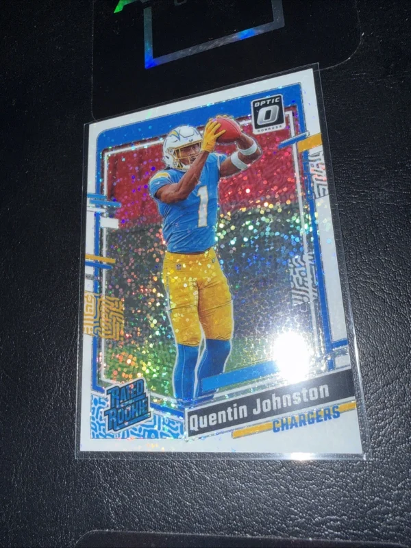 DONRUSS OPTIC - RATED ROOKIE QUENTIN JOHNSTON #265 WHITE SPARKLE... 2023