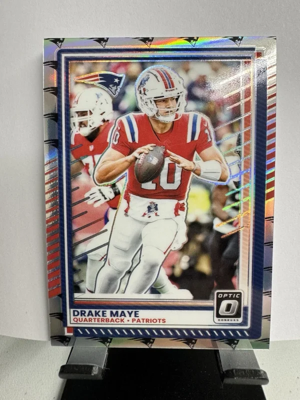 DONRUSS OPTIC TEAM LOGO DRAKE MAYE 29/32! PATRIOTS!! SSP 2025