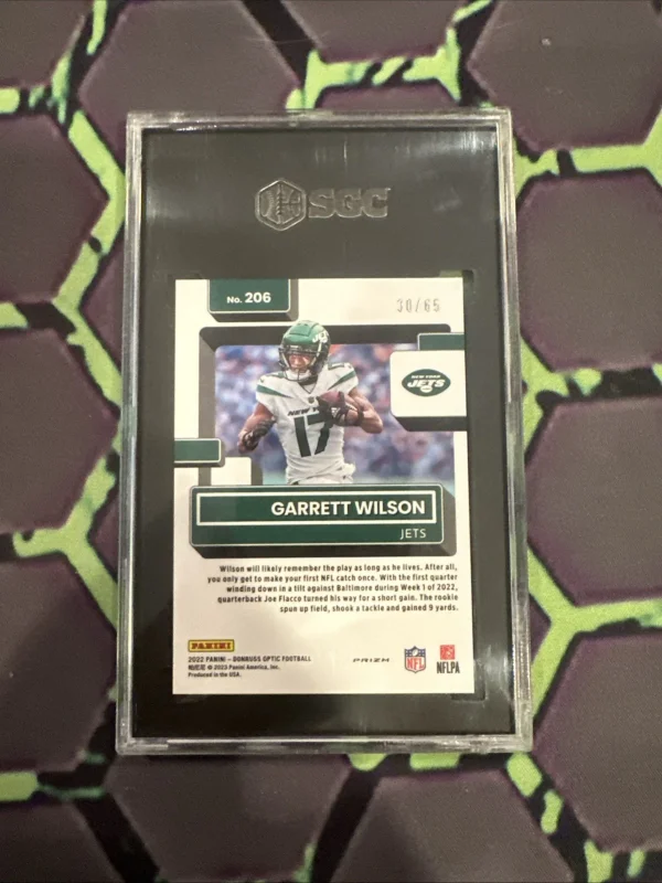 DONRUSS OPTIC GARRETT WILSON RATED ROOKIE ELECTRICITY /65 SGC 9.5 2022
