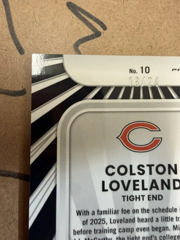 DONRUSS OPTIC ROOKIE PRIMARY COLORS -LOVELAND DRAGON PRIZM /24 (RC) 2025
