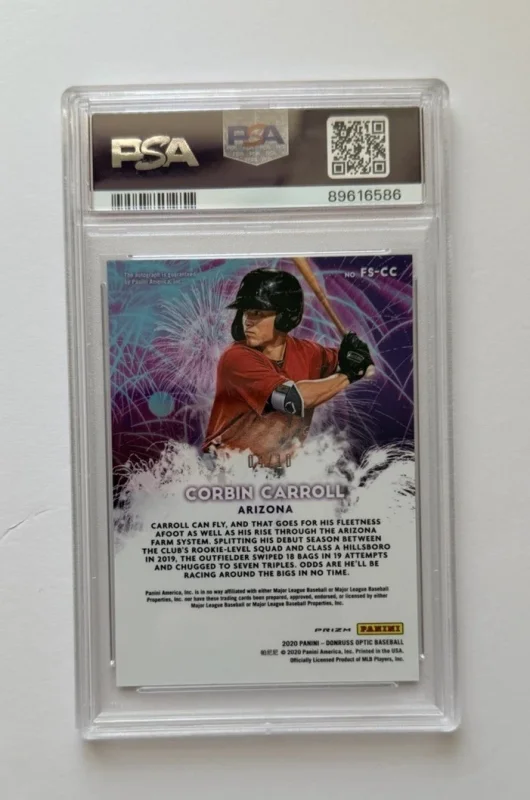 DONRUSS OPTIC - FIREWORKS SIGNATURES CORBIN CARROLL #FS-CC GOLD 2020