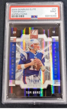 DONRUSS ELITE - TOM BRADY #57 ASPIRATIONS DIE-CUT /88 2009