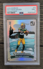 DONRUSS - DOWNTOWN! MATTHEW GOLDEN #18 (RC) 2025