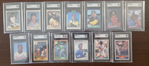 DONRUSS - RATED ROOKIE JOSE CANSECO #39 21 SGC GRADED ROOKIE RC CARDS 1986 DONRUSS - RATED ROOKIE JOSE CANSECO #39