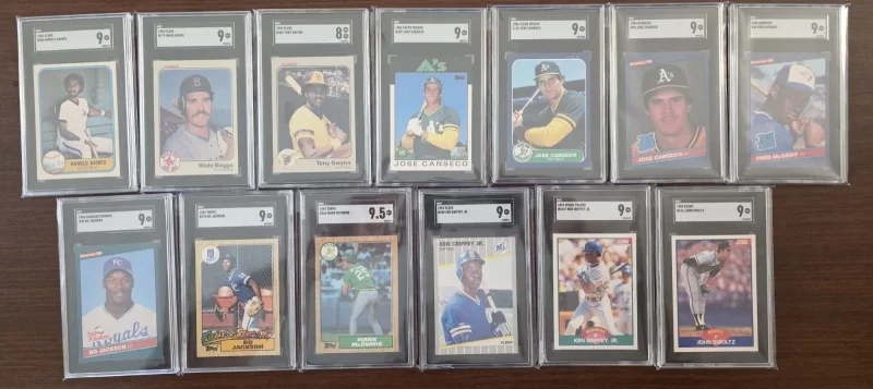 DONRUSS - RATED ROOKIE JOSE CANSECO #39 21 SGC GRADED ROOKIE RC CARDS 1986 DONRUSS - RATED ROOKIE JOSE CANSECO #39