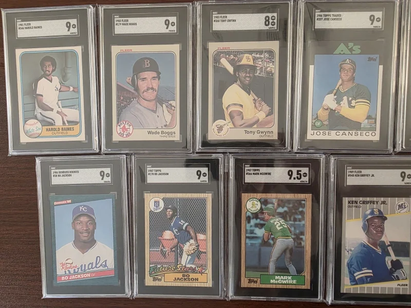 DONRUSS - RATED ROOKIE JOSE CANSECO #39 21 SGC GRADED ROOKIE RC CARDS 1986 DONRUSS - RATED ROOKIE JOSE CANSECO #39
