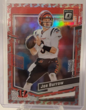 DONRUSS OPTIC JOE BURROW 100 ONE HUNDRED EMOJI SSP 💯ZE 2023
