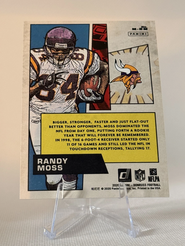 DONRUSS RARE RANDY MOSS MARVELS - 2020 PANINI DONRUSS #M-RM SSP