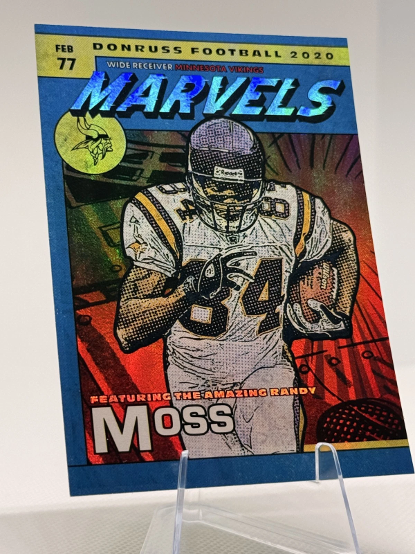 DONRUSS RARE RANDY MOSS MARVELS - 2020 PANINI DONRUSS #M-RM SSP